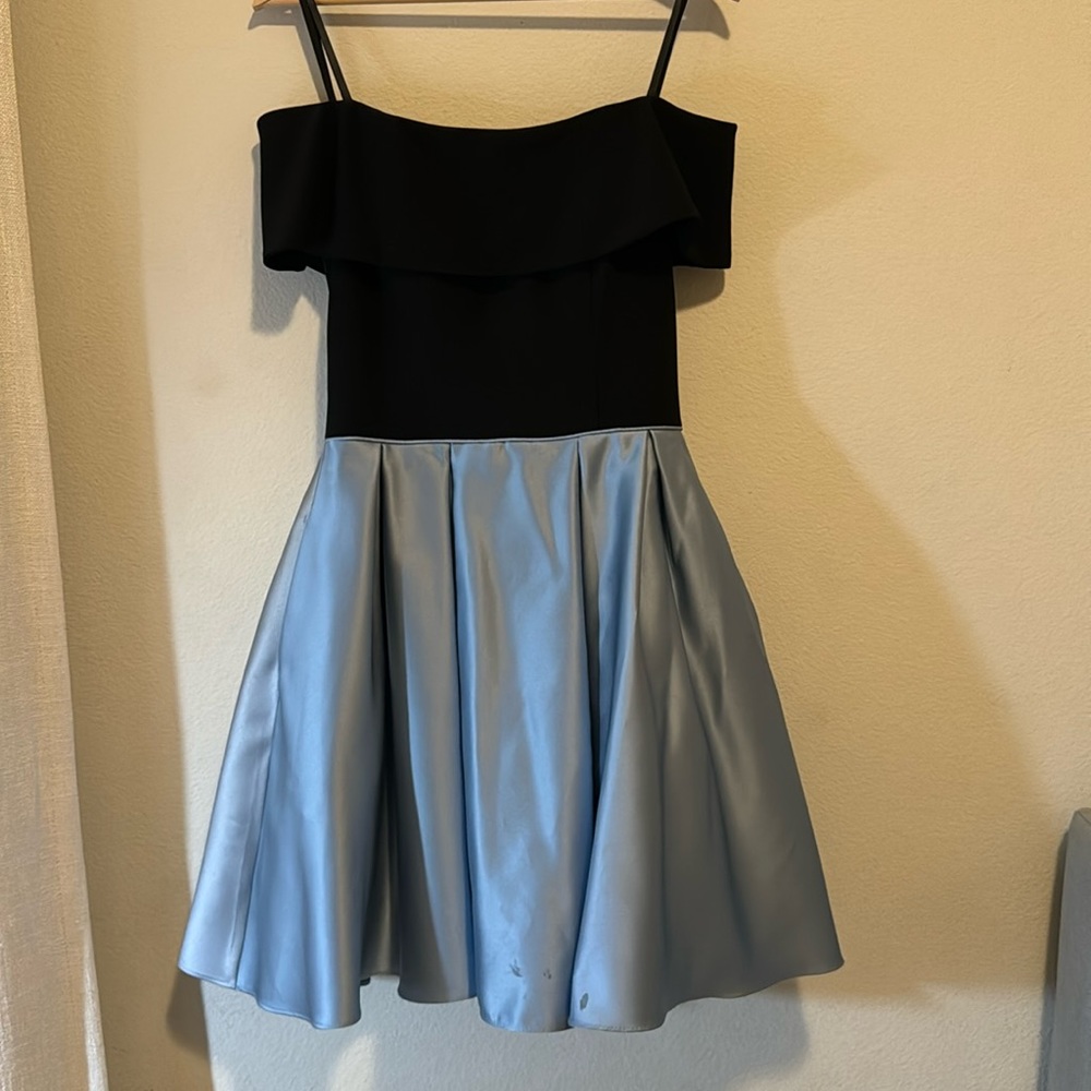 Betsy Adam Hoco Strapless Dress